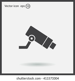 Video surveillance CCTV Camera - vector icon