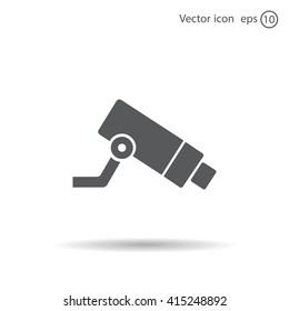Video surveillance CCTV Camera - vector icon
