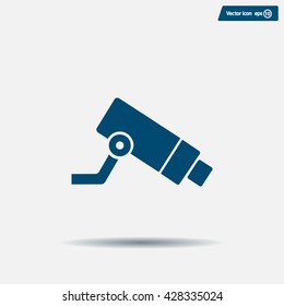 Video surveillance CCTV Camera - vector icon