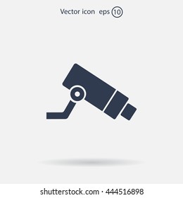 Video surveillance CCTV Camera - vector icon
