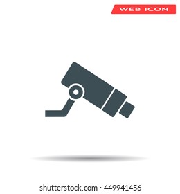 Video surveillance CCTV Camera - vector icon