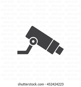 Video surveillance CCTV Camera - vector icon