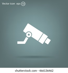 Video surveillance CCTV Camera - vector icon