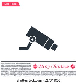 Video surveillance CCTV Camera - vector icon
