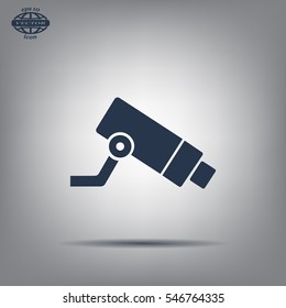 Video Surveillance CCTV Camera - Vector Icon