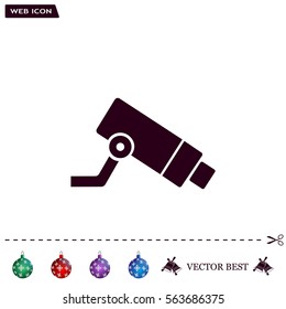 Video surveillance CCTV Camera - vector icon