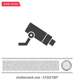 Video surveillance CCTV Camera - vector icon