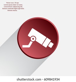 Video surveillance CCTV Camera - vector icon