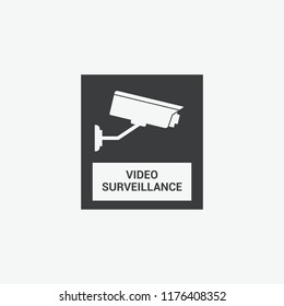 Video Surveillance CCTV Vector Icon