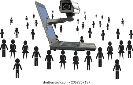 Video surveillance from a computer PC screen-