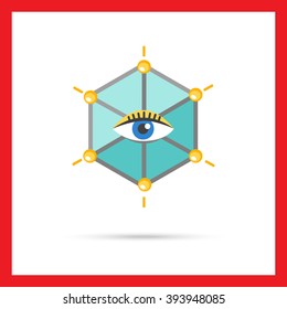 Video surveillance icon