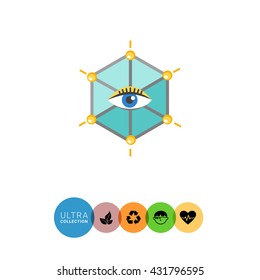 Video surveillance icon