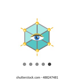 Video surveillance icon