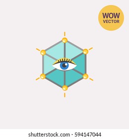 Video surveillance icon