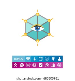 Video surveillance icon
