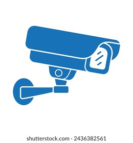 Video surveillance security camera icon
