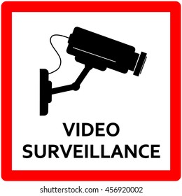 Video surveillance sign