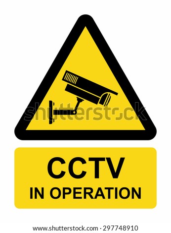Video surveillance sign