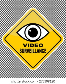 Video surveillance warning 