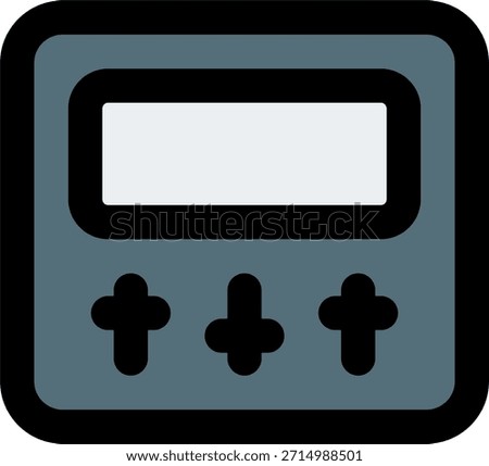 Video switcher vector icon in modern style, broadcast control device and multimedia switching hardware illustration. Filled Line Icon