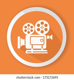 Video symbol,vector