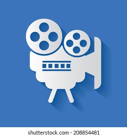 Video symbol,vector