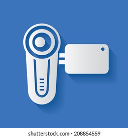 Video symbol,vector