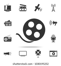 video tape icon. Detailed set icons of Media element icon. Premium quality graphic design. One of the collection icons for websites, web design, mobile app on white background