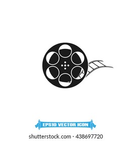 Video tape icon vector. 