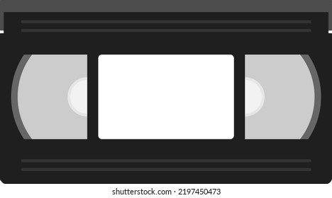 Videoband einzeln auf Vektorgrafik.