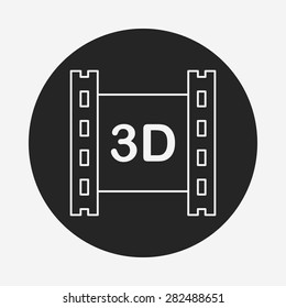 video tape line icon
