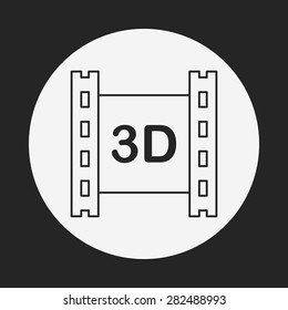 video tape line icon