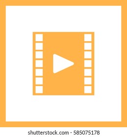 
Video tape movies.
Vector symbol.