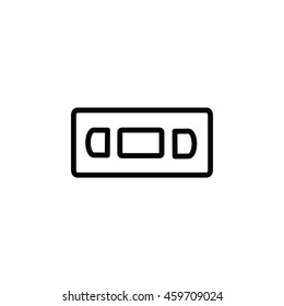 Video Tape Outline Icon