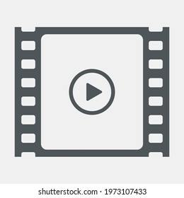 Video Tape Photo Film Strip Frame Stock Vector (Royalty Free ...