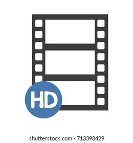 video tape segment hd icon image 