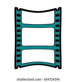 video tape segment icon image 