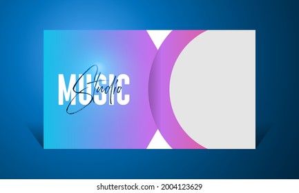 Video thumbnail design. Editable web banner template and thumbnail. Social media video cover photo