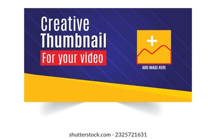 Video Thumbnail design Image | Editable Thumbnail Cover for videos 
