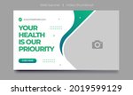 video thumbnail for Medical healthcare and web banner template. promotion banner design for live business workshop. video cover for doctor. Dental clinic social media health service vector layout.