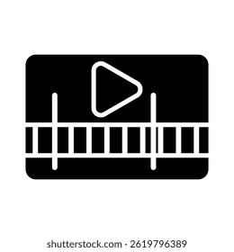 Video Timeline Icon Element For Design