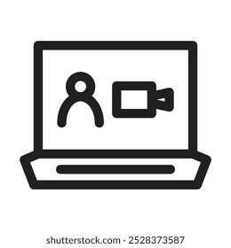 Video Tutorial Icon, Digital Learning Symbol, Online Learning, E Learning Sign, Technology Design Element
