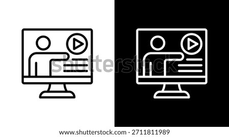 Video Tutorial With Icon Set Design