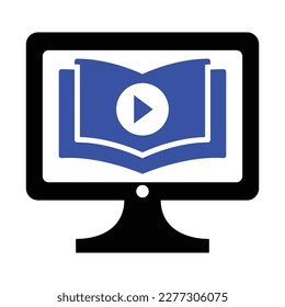 Video Tutorial Icon, Vector graphics
