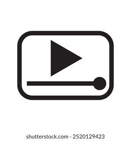 Video Tutorials Line Icon. Video Icon.