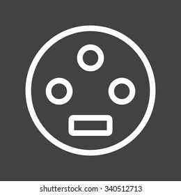 Video, usb, connect icon vector image. Can also be used for material design. Suitable for use on web apps, mobile apps and print media