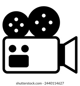 Ilustración de icono de interfaz de usuario de vídeo