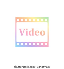 video  - vector icon