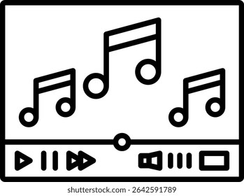 Video vector icon. Can be used for printing, mobile and web applications.