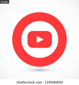 video vector icon eps 10